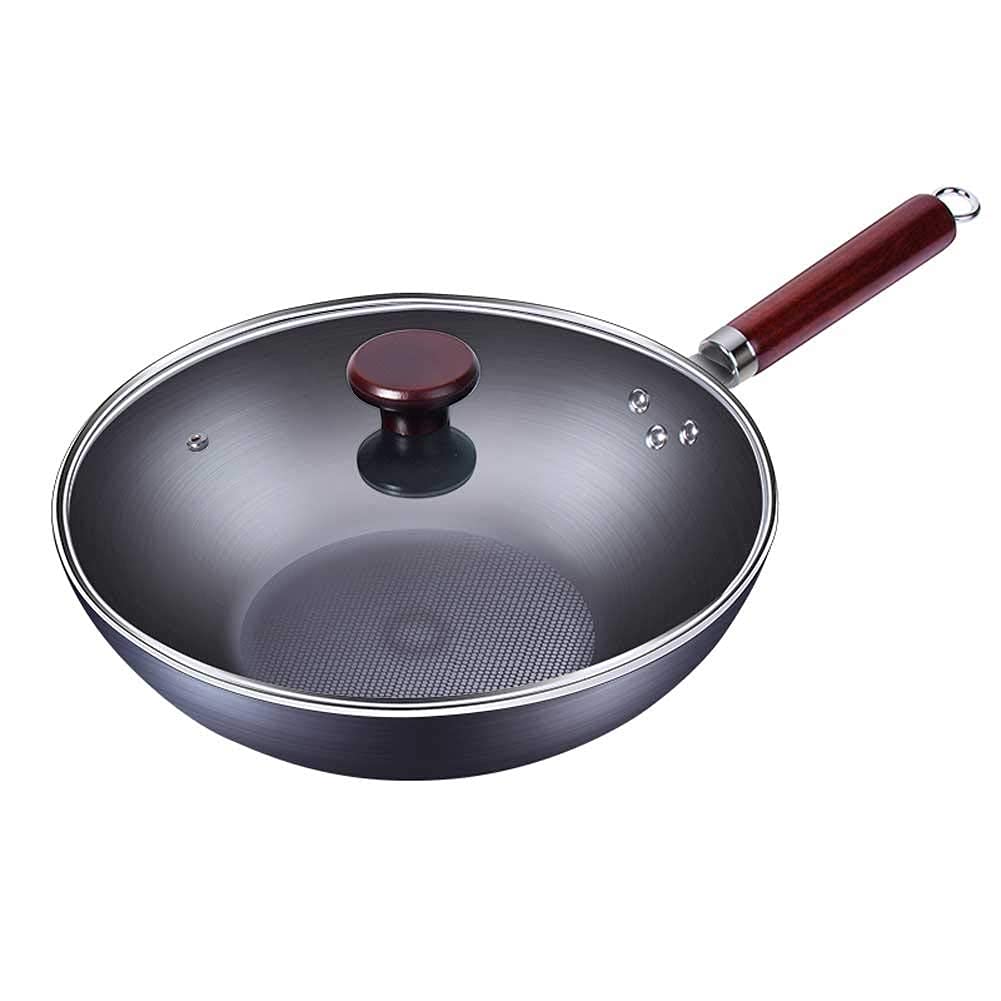 ノンスティック フライパン 中華鍋*2 Amazon｜中華鍋ノンスティック中華鍋、大型鉄鍋、家庭用昔ながらの